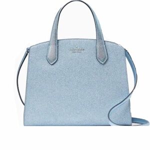 Kate Spade Tinsel Glitter Satchel (Blue)